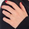 bague alliance or et diamants or recyclé 18 carats aupiho joaillerie