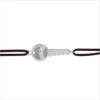bracelet cordon clé en or sésame or rose recyclé 18 carats aupiho joaillerie