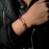 bracelet cordon clé or recyclé 18 carats sésame aupiho joaillerie