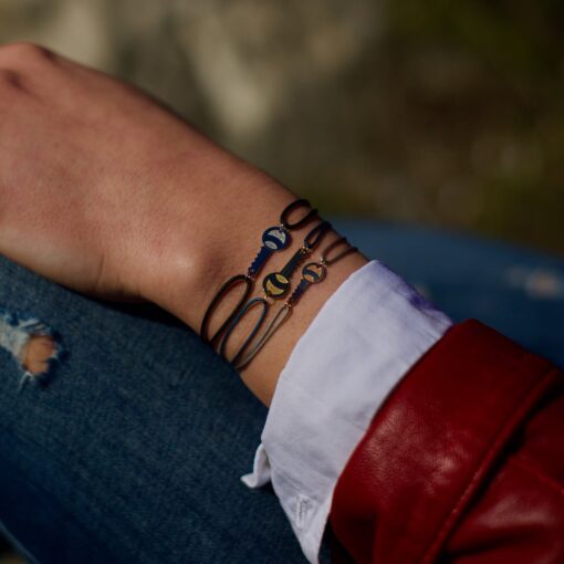 bracelet cordon clé or recyclé 18 carats sésame aupiho joaillerie