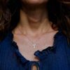 collier clé or rose or recyclé 18 carats sésame aupiho joaillerie