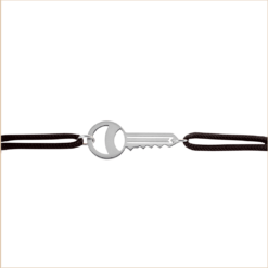 key cord bracelet white gold 18 carat recycled gold aupiho jewellery