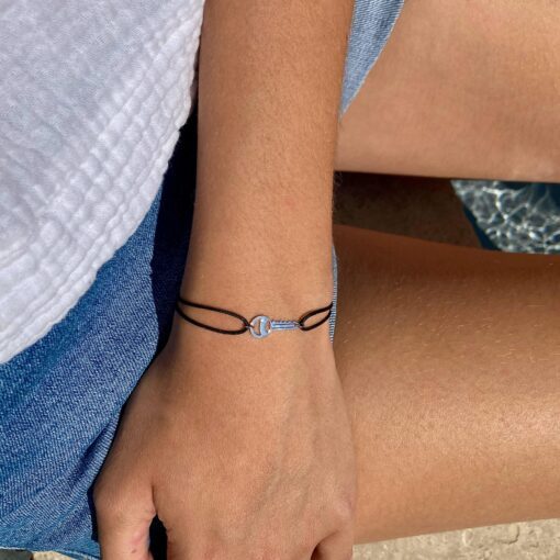 bracelet cordon clé sésame or 18 carats aupiho joaillerie