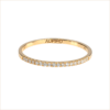 Eternelle gold and diamonds ring wedding ring yellow gold diamonds 18k recycled gold aupiho jewellery