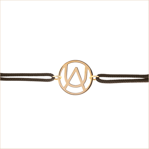 Origin Cord Bracelet recycled 18k yellow gold aupiho jewellery