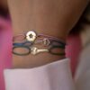 cord bracelets key heart ysis medal 18 carat yellow gold aupiho jewelry