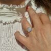 wedding ring white gold diamonds 18 carats recycled gold aupiho jewellery