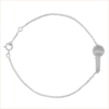 key chain bracelet white gold 18 carat recycled gold aupiho jewellery