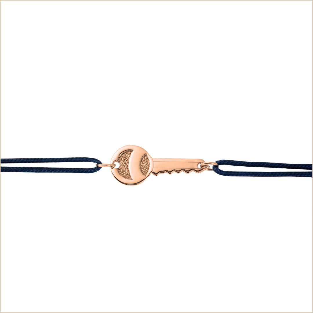 Sesame Small Key cord bracelet
