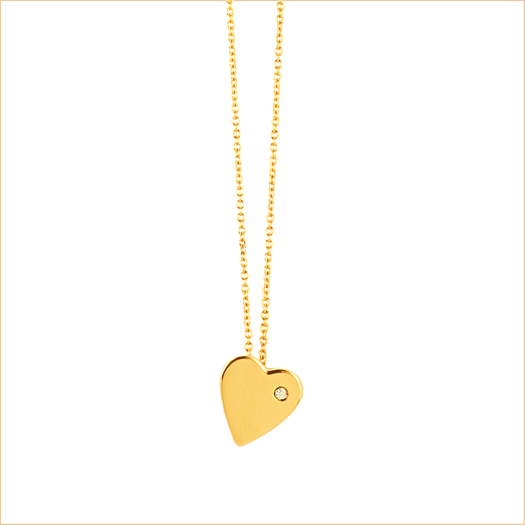Atout Coeur diamond necklace – Yellow Gold