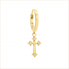 créole croix or et diamants blancs aupiho joaillerie