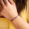 bracelet cordon grand coeur or et diamant aupiho joaillerie