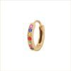 créole arc en ciel saphirs or jaune et saphirs multicolores or recyclé 18 carats aupiho joaillerie