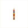 boucle d'oreille or jaune et saphirs multicolors or recyclé 18 carats piercing arc en ciel aupiho joaillerie