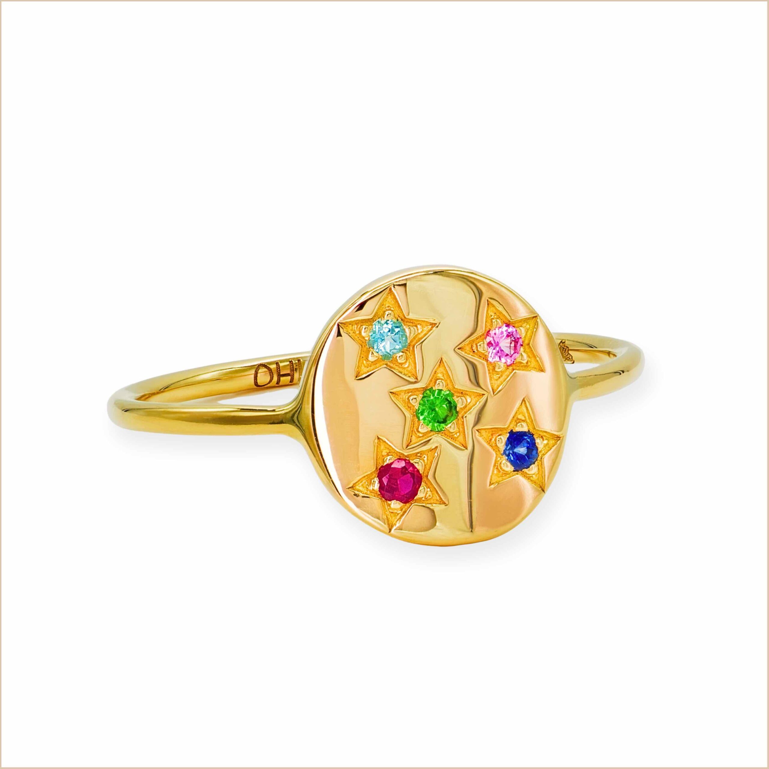Bague Constellation Arc en Ciel