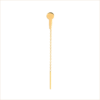 boucle d'oreille clé chaine or jaune or recyclé 18 carats aupiho joaillerie