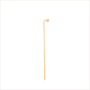 boucle d’oreille solitaire chaine or jaune et diamant blanc or recyclé 18 carats puce aupiho joaillerie
