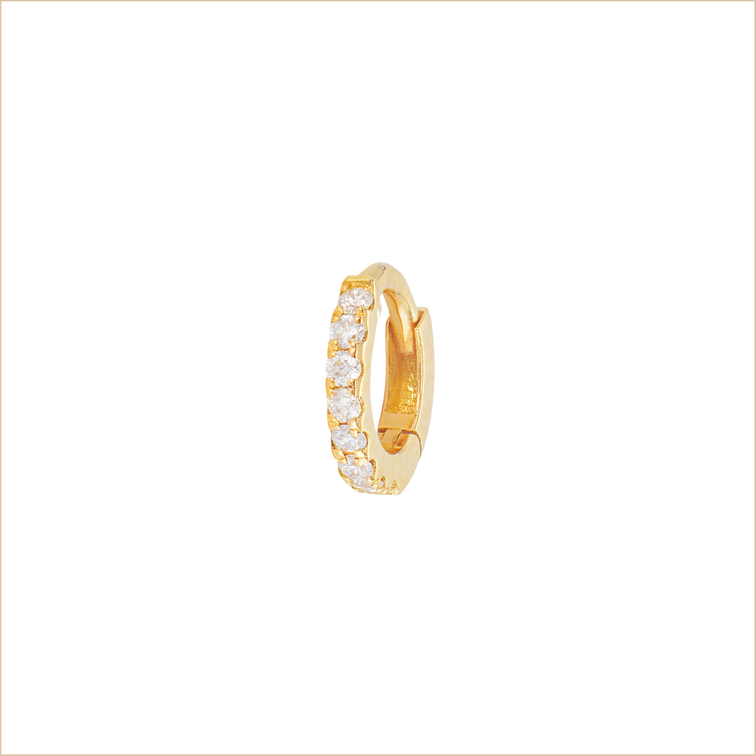 Piercing créole diamants Éternelle – Small