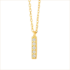 collier barrette diamants pendentif blancs or recyclé 18 carats jane aupiho joaillerie