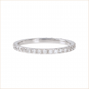 bague alliance diamants éternité or 18 carats recyclé aupiho