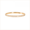 bague alliance or et diamants blancs tour complet éternelle aupiho joaillerie