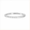 bague diamants éternité tour complet or blanc diamants blancs aupiho joaillerie