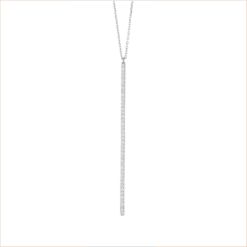 long necklace barrette white gold white diamonds 18 carats recycled gold aupiho joaillerie