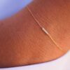 bracelet barrette chain yellow gold white diamonds 18 carats recycled gold aupiho jewellery
