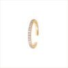 Ear Cuff diamonds yellow gold and white diamonds 18k recycled gold aupiho jewelry