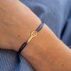 bracelet cordon clé diamants blancs or jaune sésame aupiho joaillerie
