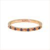 bague rock me or rose 18 carats recyclé diamants noirs aupiho joaillerie