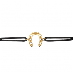bracelet cordon fer à cheval en or jaune aupiho joaillerie