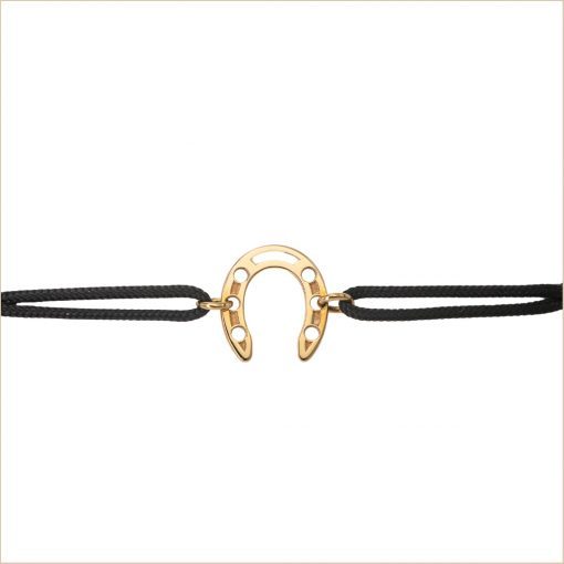 bracelet cordon fer à cheval or jaune aupiho joaillerie
