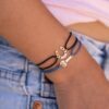bracelet cordon fer a cheval cle or recyclé 18 carats aupiho joaillerie
