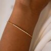 18-carat recycled yellow gold glam diamond ring aupiho jewellery