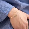 bracelet pampilles diamants blancs or jaune glam aupiho joaillerie