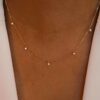 collier pampilles or jaune et diamants blancs or recyclé 18 carats aupiho joaillerie