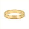 men's 18 carat recycled gold ring ever brushed aupiho jewellery