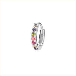 piercing white gold and fine stones 18 carat recycled gold aupiho jewelry