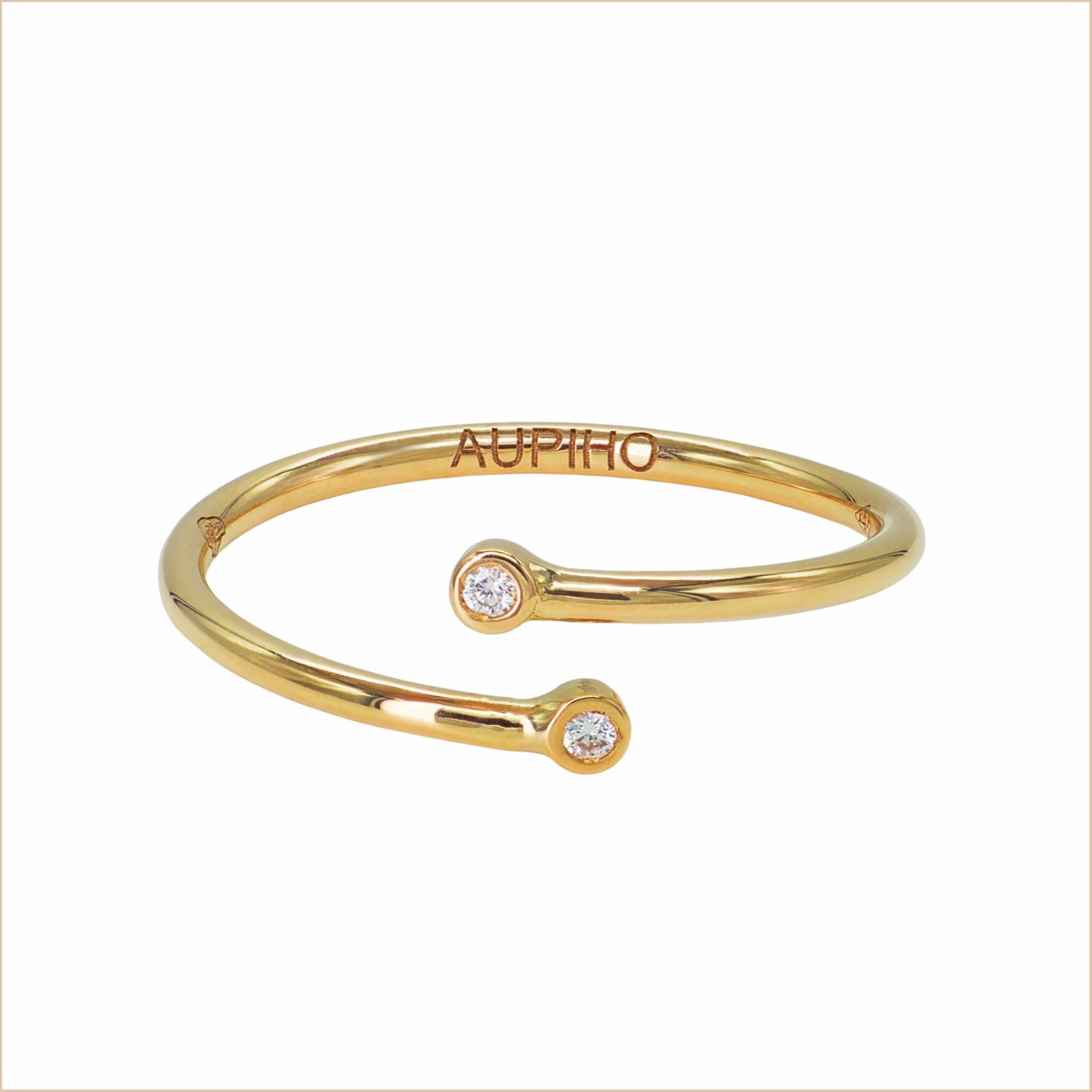 Bague Glam pour petit doigt Aupiho – Une touche d’éclat pour sublimer votre main