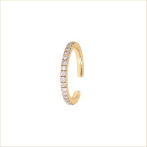 Ear Cuff Éternelle Diamants Aupiho - L'audace du glamour rock pour une allure captivante