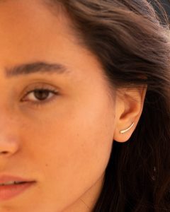 boucles d'oreilles grimpantes