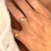 bague chaîne coeur or 18 carats aupiho joaillerie