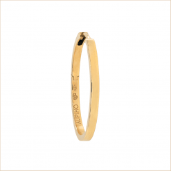 créole en or jaune 20 mm divine aupiho joaillerie