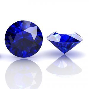 saphir bleu aupiho joaillerie 