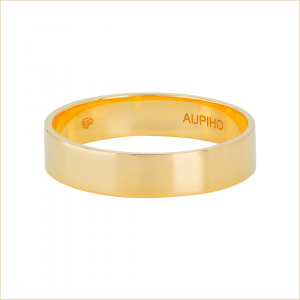alliance pour homme or jaune 18 carats aupiho joaillerie