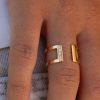 bague or et diamants anna