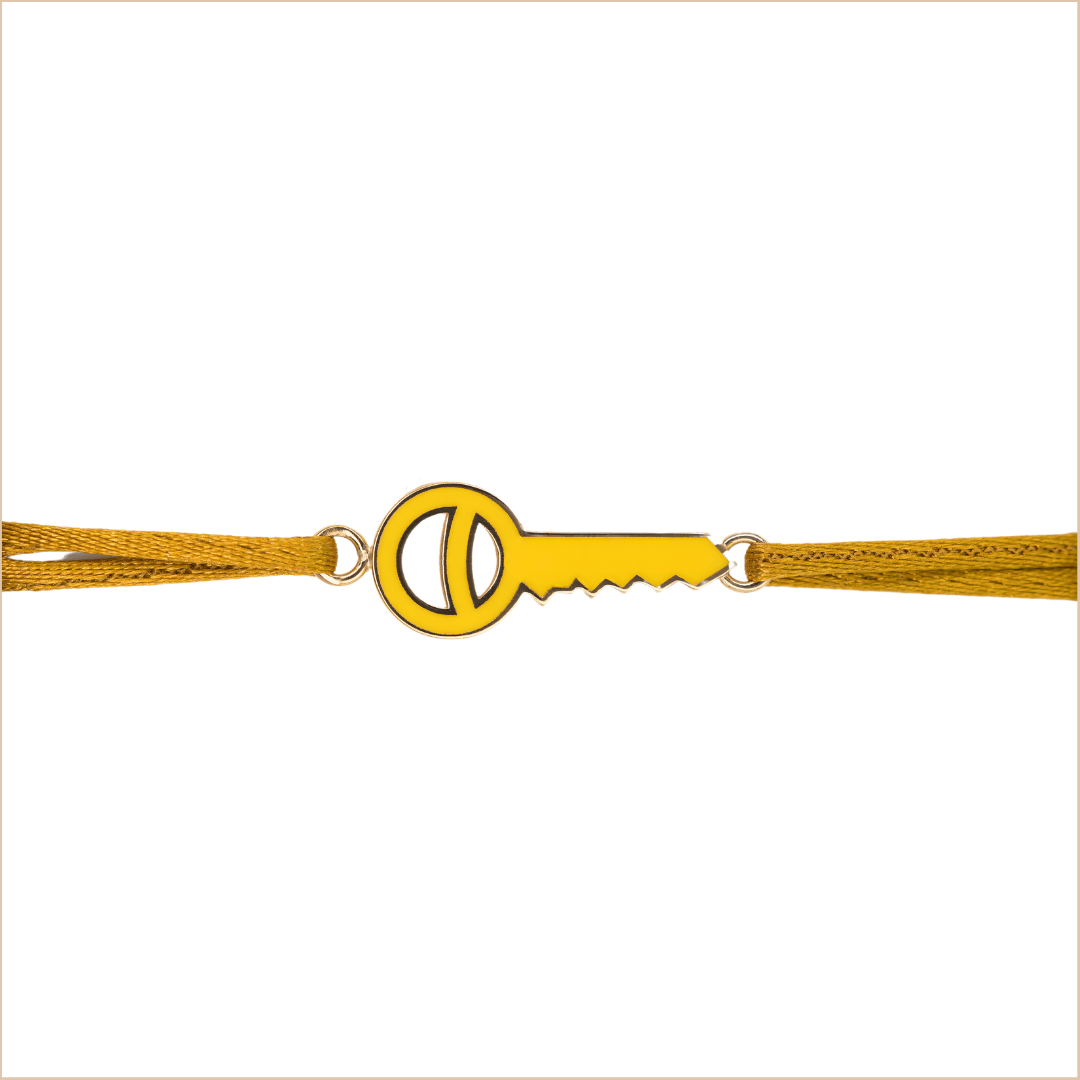 Bracelet cordon clé laque Sésame Colors