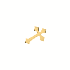 boucle-d'oreille-croix-or-jaune-illusion-aupiho-joaillerie