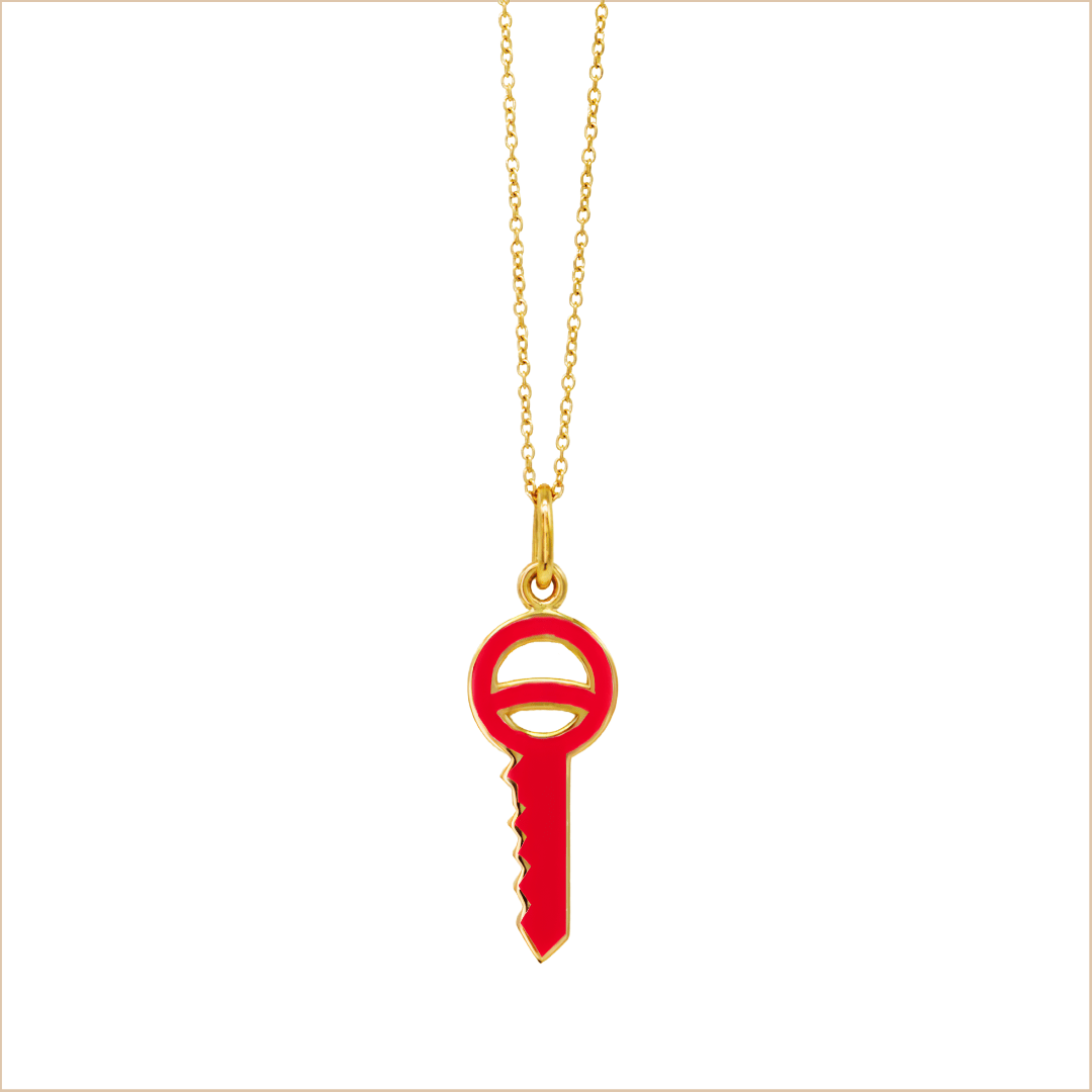 Pendentif clé Sésame Colors